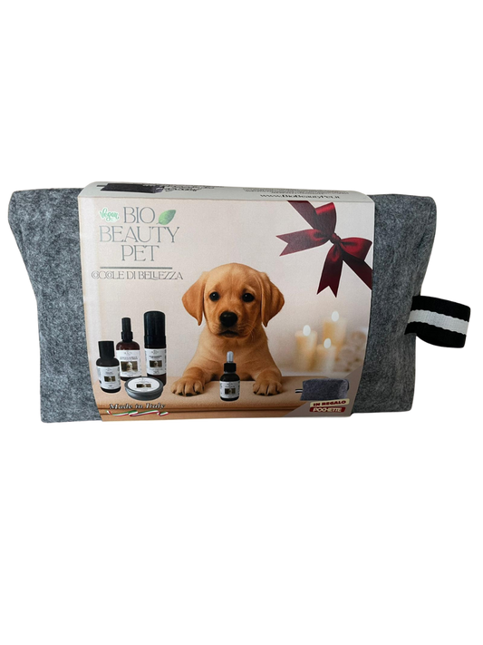 Set SPA, pulizia e cura cani con Pochette in Omaggio